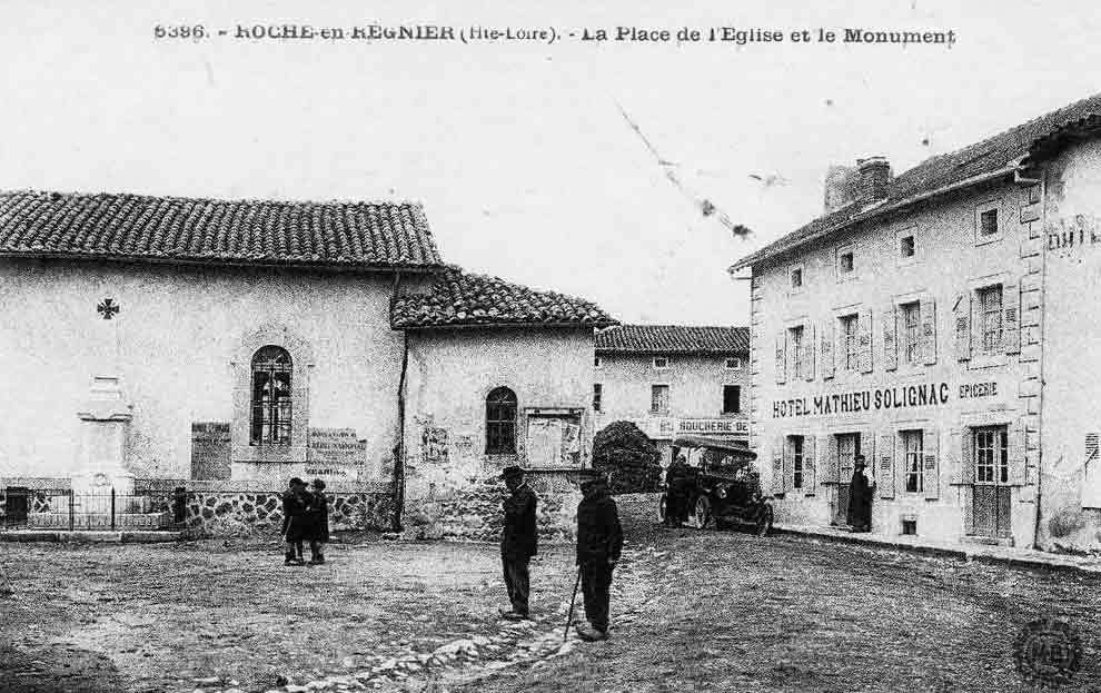 Le centre du bourg au début du XXème siècle